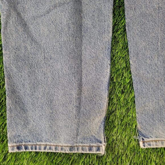 Vintage LEVIS 550 Baggy Straight Jeans 36x32 Faded Medium-Wash - Picture 15 of 16